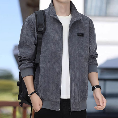 2026春秋款男士外套灯芯绒潮流
