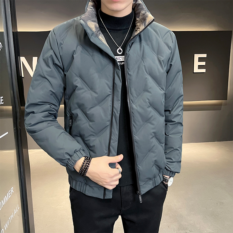 运动服男士外套2025新款冬季轻薄保暖时尚流行帅气轻便韩版外衣男