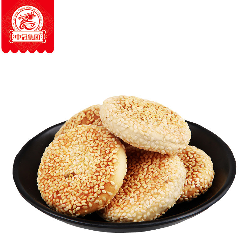 中冠 多口味酥脆散装土麻饼1kg四川特产传统芝麻饼休闲糕点点心