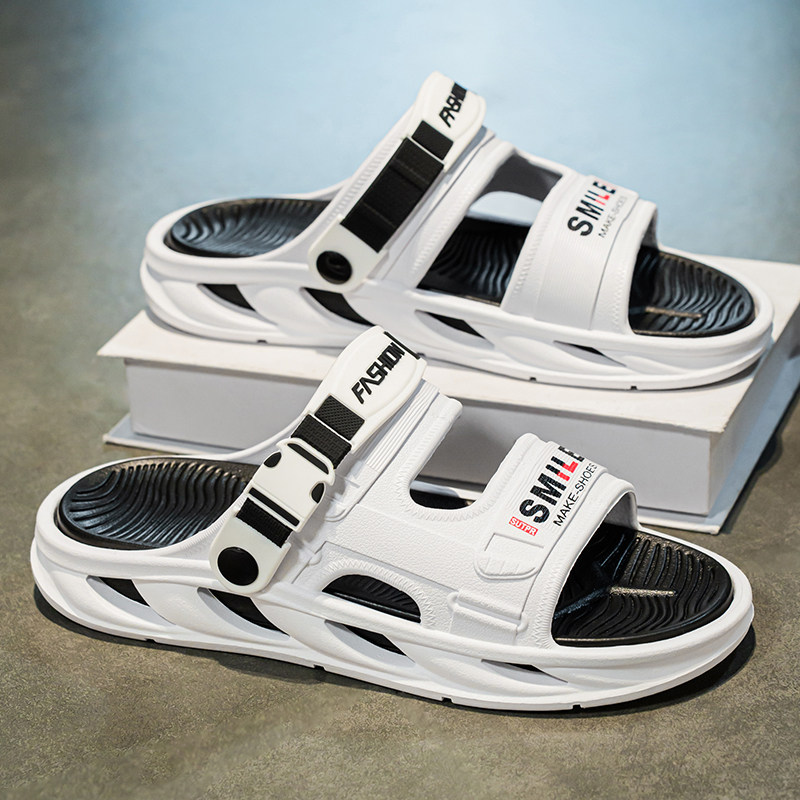 凉鞋男款夏季外穿防滑防臭踩屎感男士户外运动开车两用沙滩凉拖鞋
