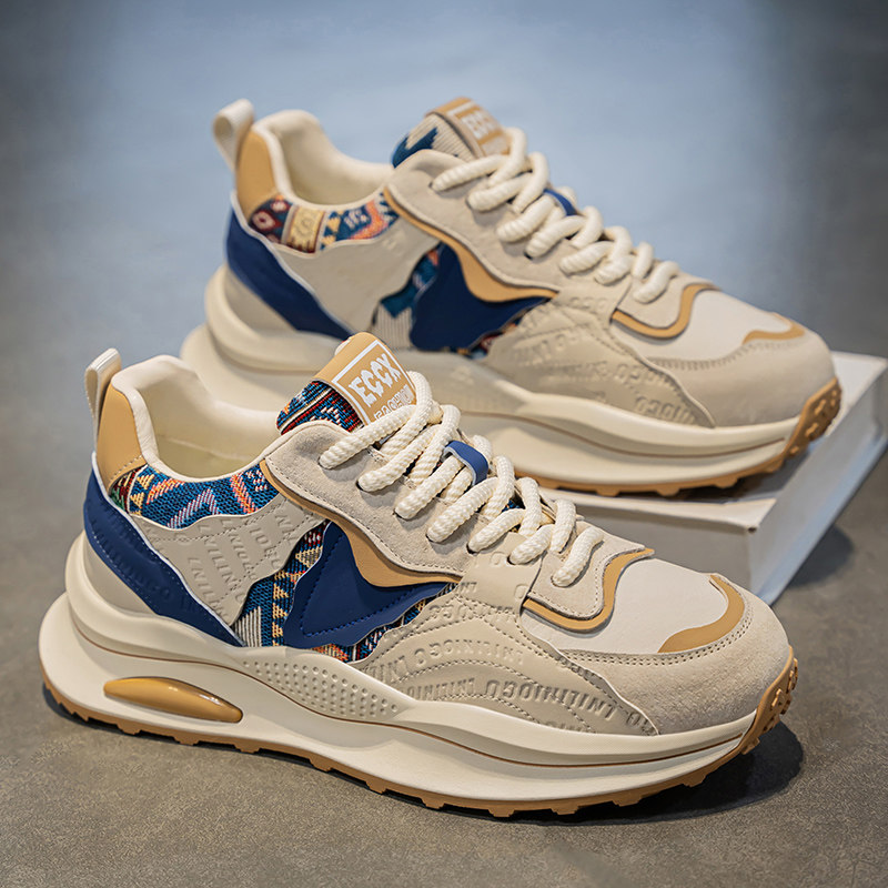 阿甘男鞋2026新款春季休闲跑步旅游运动鞋青少年潮牌百搭老爹潮鞋