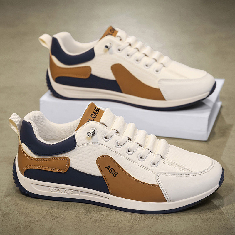 阿甘男鞋春季2026新款一脚蹬休闲板鞋大码46防滑软底运动小白潮鞋