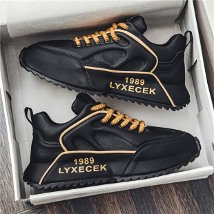 厚底增高潮牌黑武士老爹潮鞋 阿甘男鞋 休闲运动跑步鞋 春季 2026新款