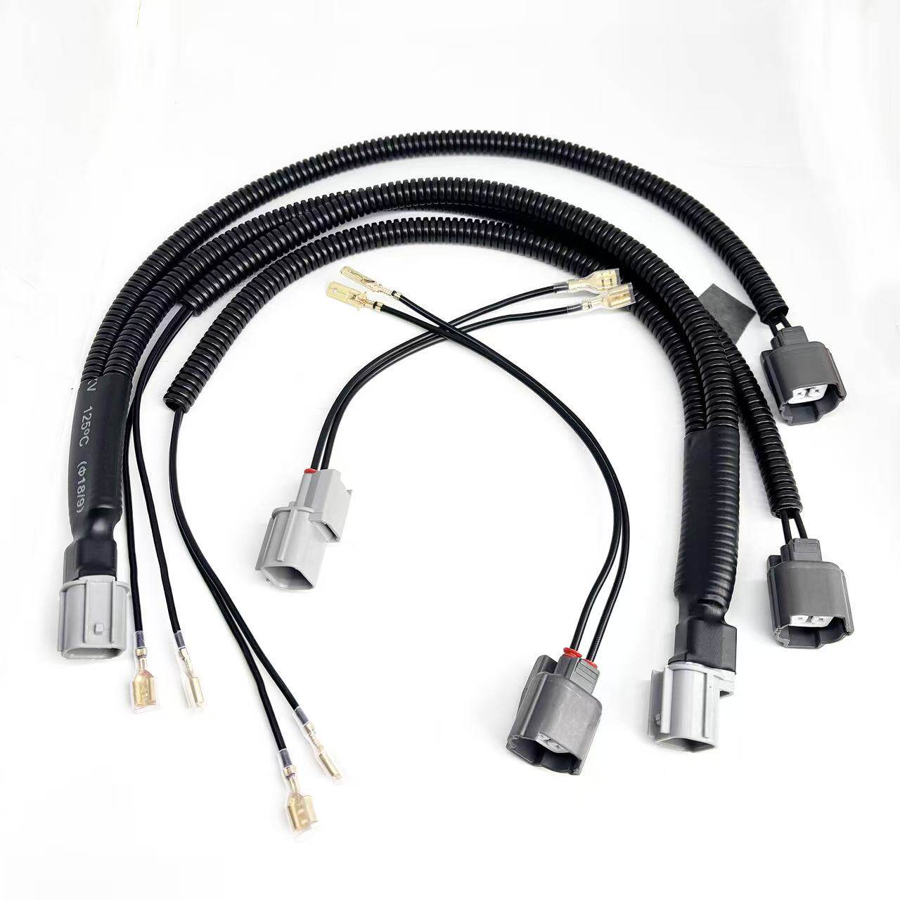 适用五菱宏光V荣光S之光EV扬光小卡新卡PLUS改蜗牛喇叭一分二插头