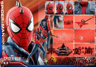 包邮现货 HotToys HT 1/6 VGM32 漫威 游戏 SpiderMan 朋克蜘蛛侠