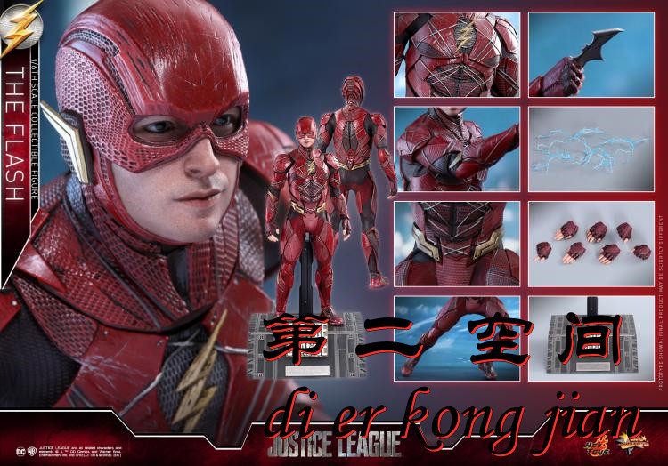 包邮现货 hottoys ht 1/6 mms448 正义联盟 dc 闪电侠 1.