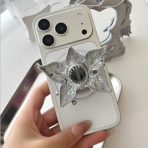 恶魔怪诞花朵手机壳气囊磁吸支架冰箱贴
