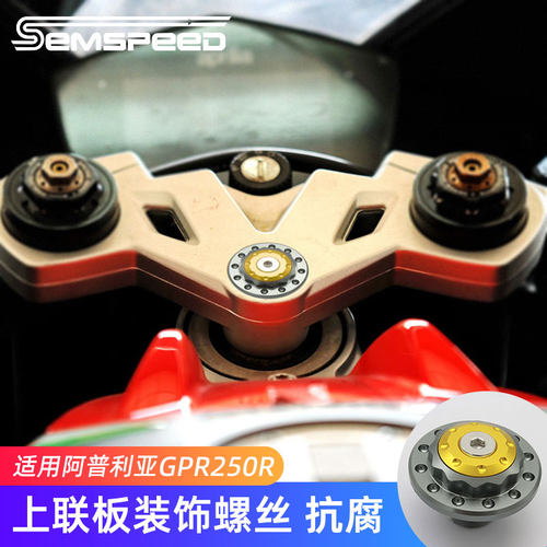 阿普利亚GPR250上联板中间螺丝