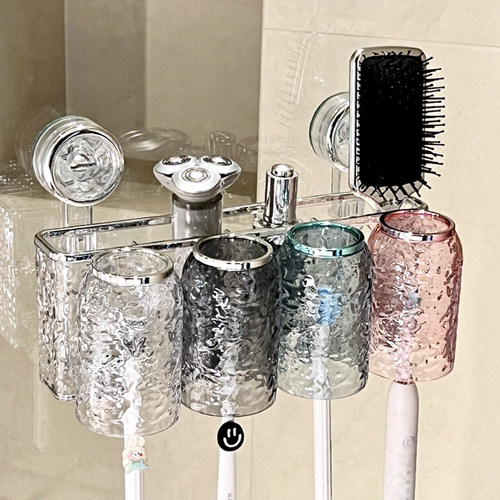 尊慕斯壁挂免打孔置物架