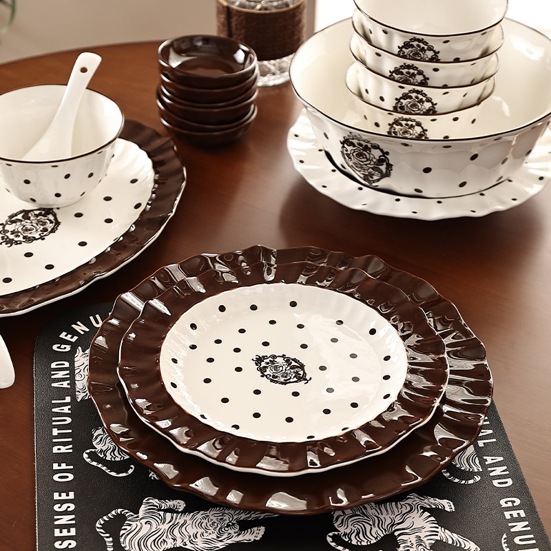 中古风陶瓷碗2025新款法式精致图片
