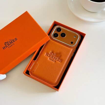 欧美潮牌适用苹果17手机壳适用iphone16爱马橙15pro名媛风轻奢手机壳新款17pro防摔轻奢风全包型柔软型手机壳