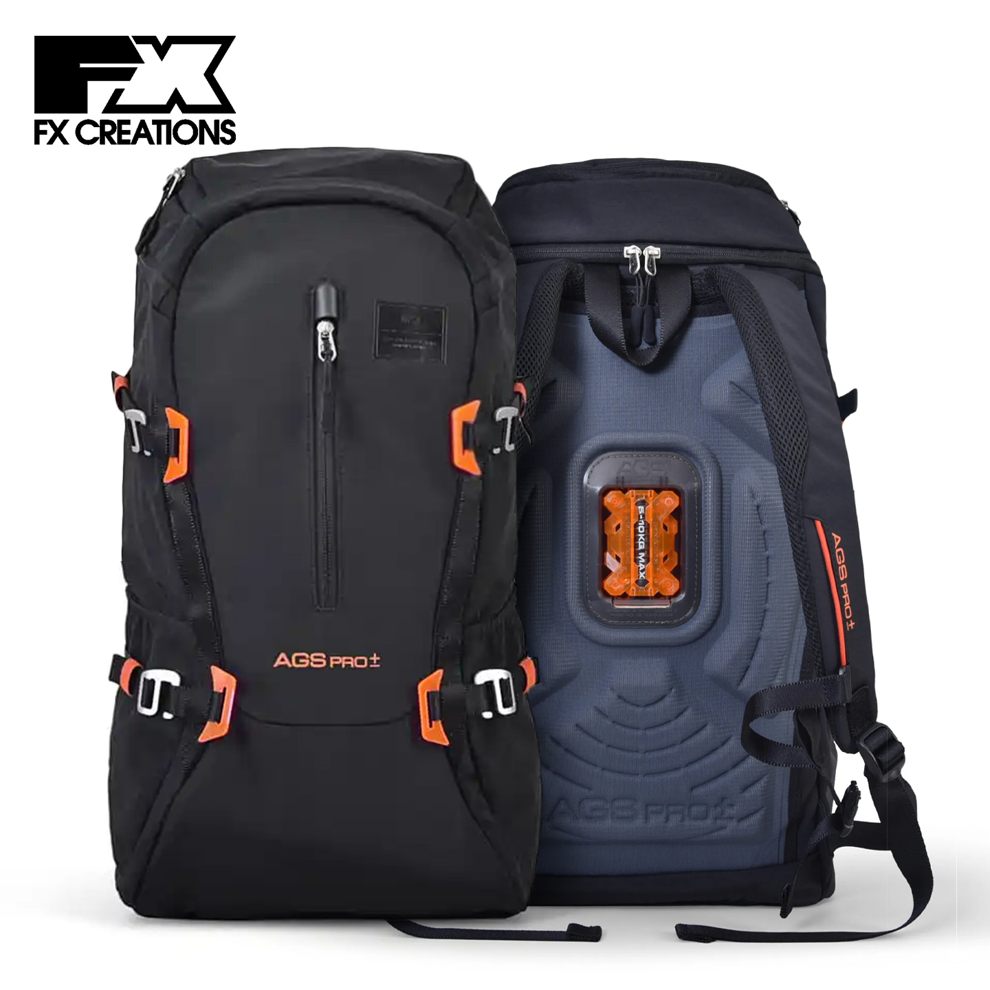 香港FXCREATIONS菲尔诗MDR悬浮减重减压休闲30升17寸通勤双肩背包