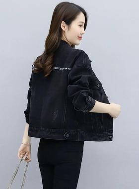 今年流行黑色牛仔外套短款女2025早春秋季新款休闲设计感夹克衣服