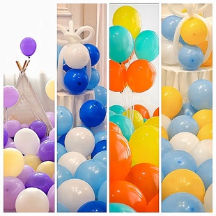 10寸加厚气球生日结婚幼儿园装饰场景布置拱门毕业开学教室舞台