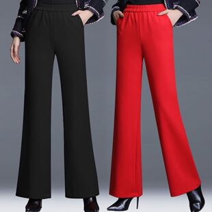 2022格子哈伦裤女夏薄款修身松紧高腰韩版九分显瘦小脚休闲裤长裤