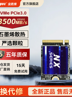 金胜维m.2固态硬盘2230 512G 1TB全新NVMe协议PCIe3.0电脑硬盘SSD