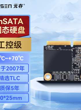 元存/YANSEN 半高mSATA固态硬盘 N551/S46C/UX303/5460 SSD
