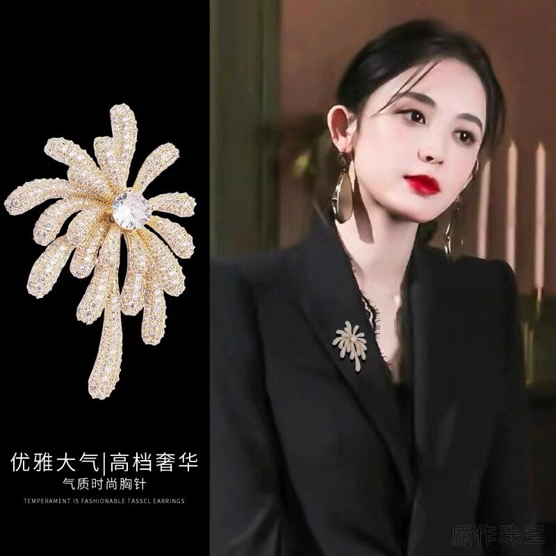 气质胸针女百搭饰品珍珠胸花礼物