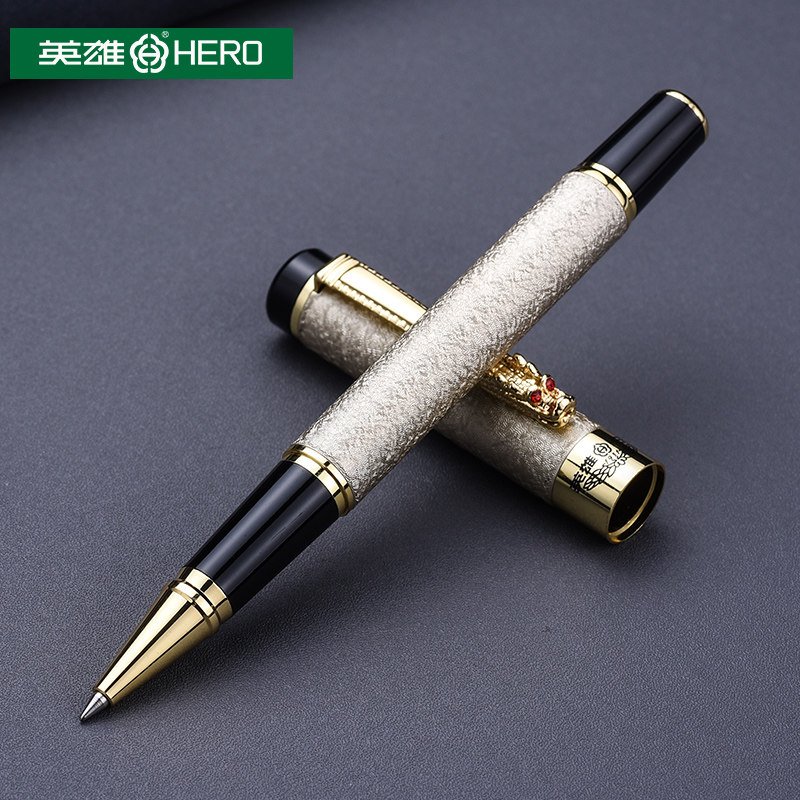 英雄签字笔复古磨砂商务高档宝珠笔金属笔杆男士办公用碳素笔圆珠笔中性水笔签名签单老字号私人定制logo刻字,文具电教/文化用品/商务用品,宝珠/走珠/签字笔,淘宝优惠券,粉丝福利购,淘宝优惠卷