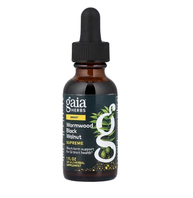 Gaia Herbs 苦艾黑胡桃 Wormwood Black Walnut Supreme 30ml
