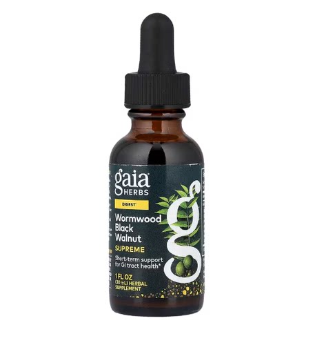 Gaia Herbs 苦艾黑胡桃 Wormwood Black Walnut Supreme 30ml