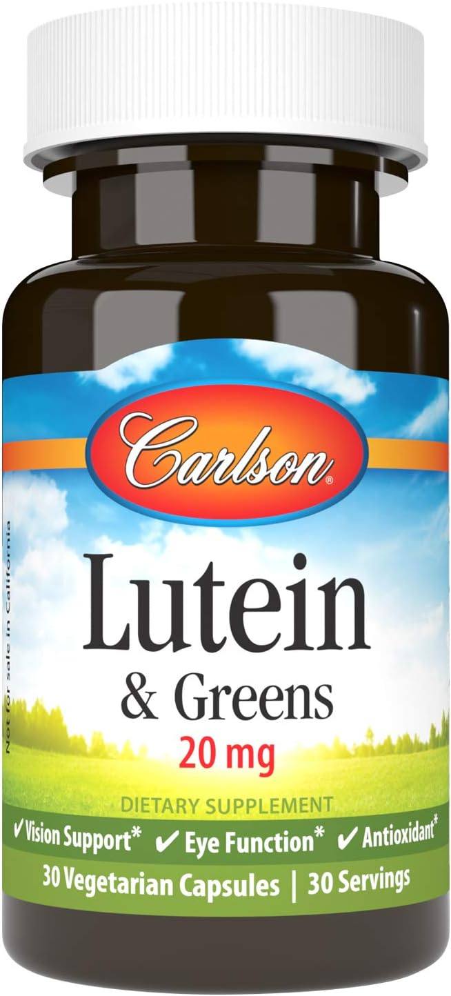 Carlson叶黄素Lutein20mg护眼