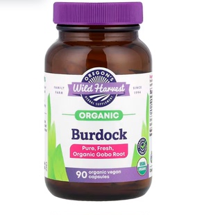 Oregon's Wild Harvest Burdock 有机牛蒡 90粒有机全素胶囊