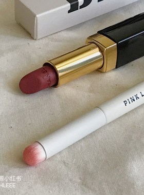 手指做不到的晕染感pink lake唇泥唇膏唇釉唇刷便捷圆头ins风柔雾