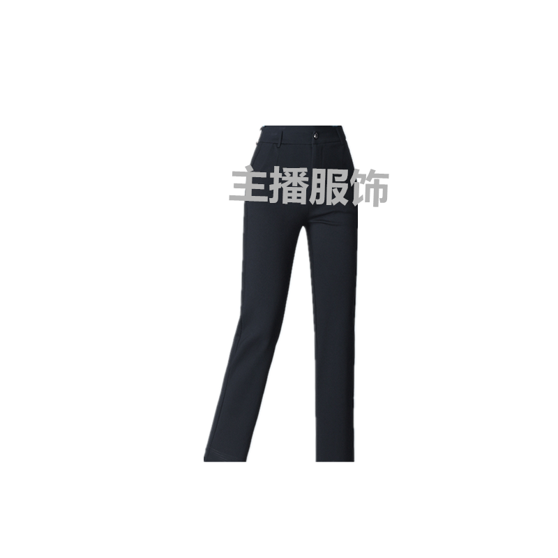 修身长裤显瘦垂坠感微喇叭裤高腰大码宽松女士直筒裤西装裤