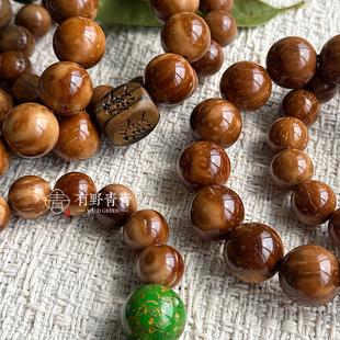 有野青青「惊蛰」原创中式设计禅意库克菩提子大漆珠手串文玩男女