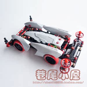 四驱车18633 变形机甲白无常 珍珠白配色 避震车代C工作品展示