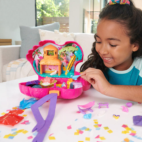 玩具迷你波莉火烈鸟派对盲盒