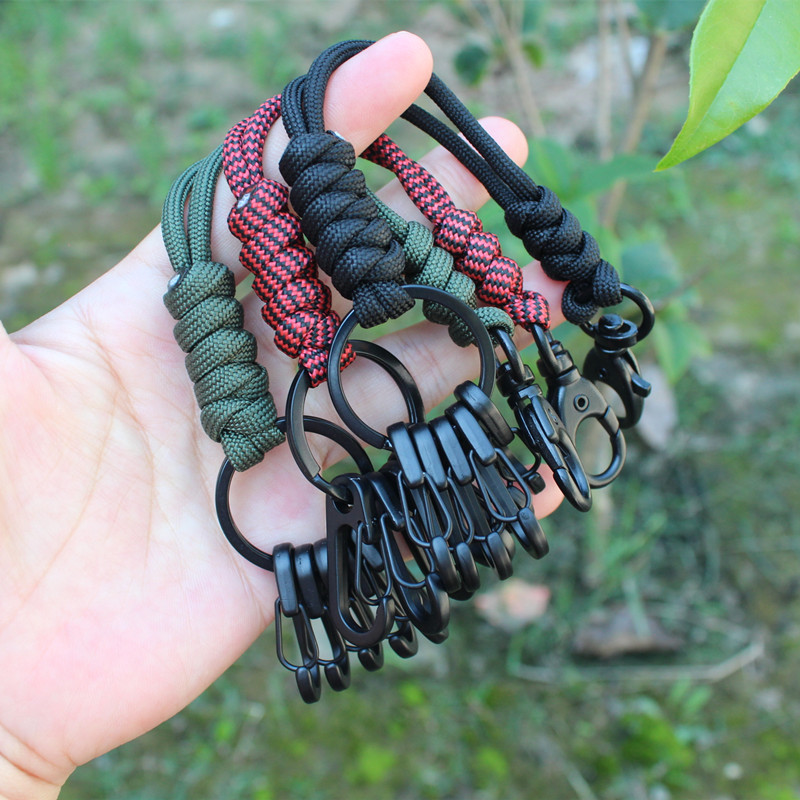 钥匙扣防丢挂扣创意背包芯伞绳