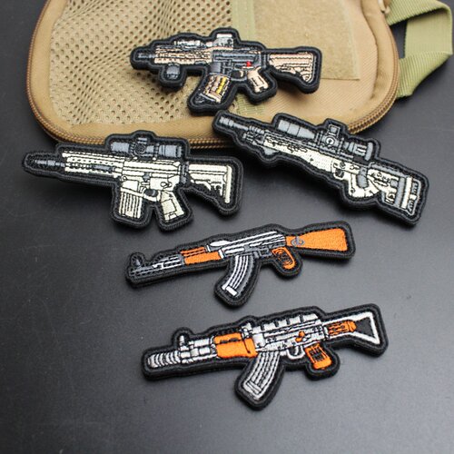 q版武器吃鸡绝地求生98k魔术贴章