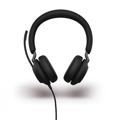 Jabra捷波朗有线头戴式耳机Evolve2 40降噪男女通用电脑话务耳机