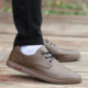 系带百搭防水潮流男鞋 2026冬季 软底软面防滑男士 休闲鞋 新款 男皮鞋