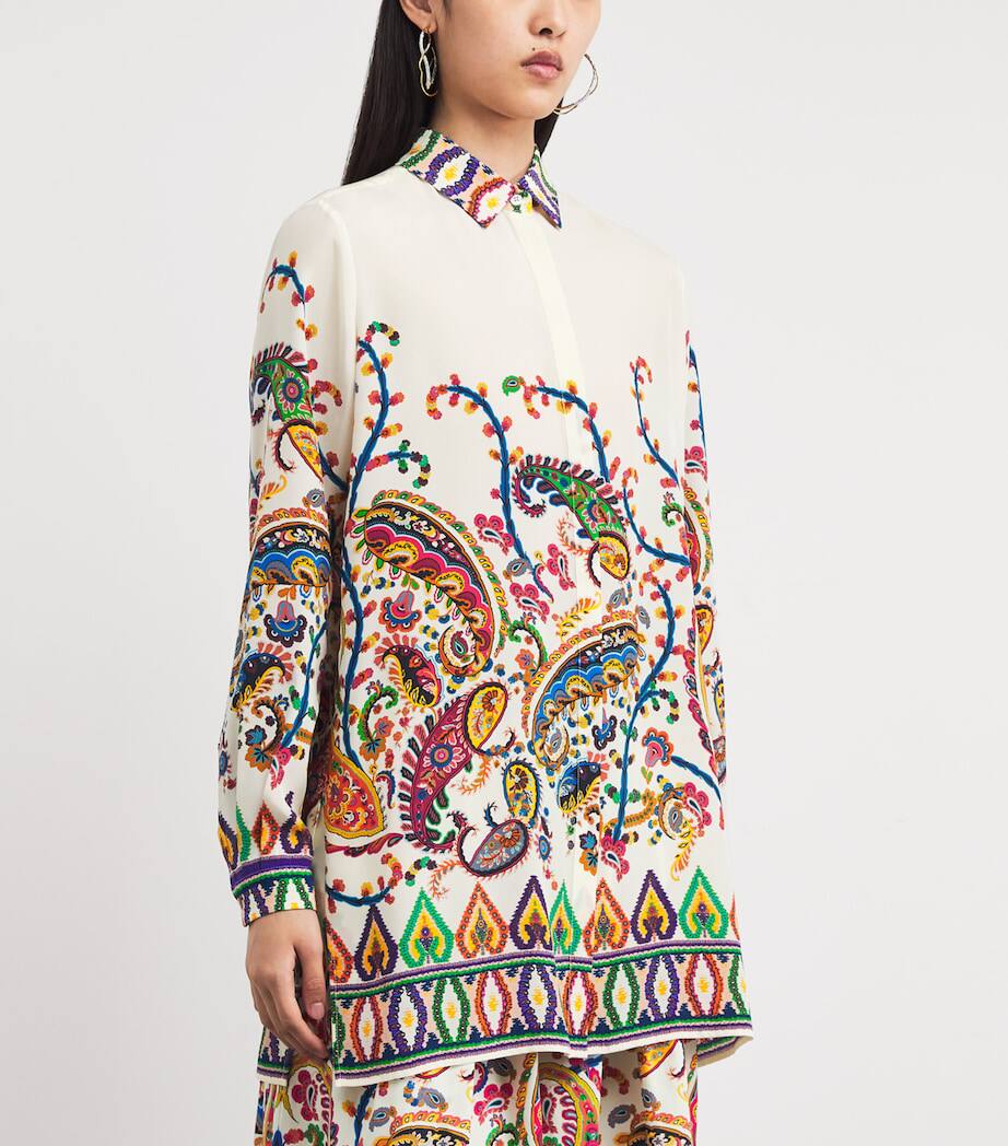 印花长袖真丝衬衫 Etro艾绰 2026春夏新款女装