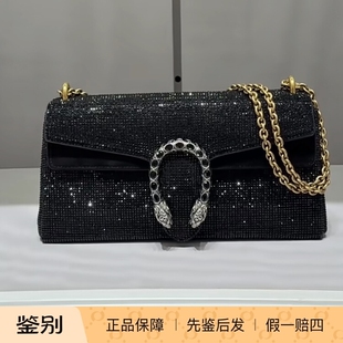 黑色满钻酒神包 手提单肩包 Gucci古驰 2026秋款女包