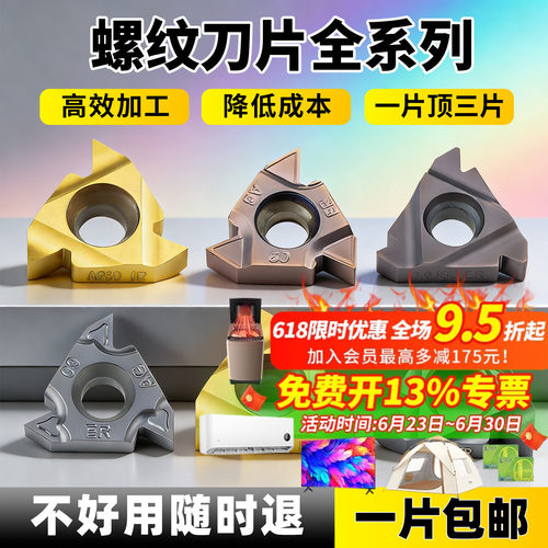 免费试用不好用包退螺纹刀片