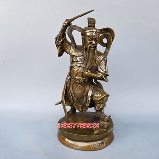 黄铜王灵官铜像王天君威灵显化护法雷神灵官爷家用工艺摆件定做