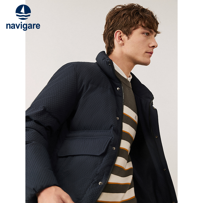 小帆船新款短款面包羽绒服