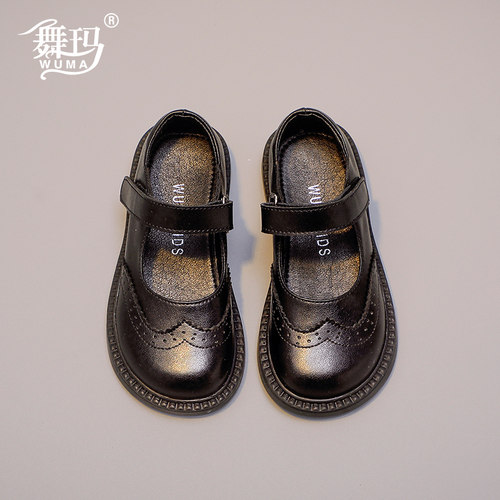 春夏新款女童英伦风皮鞋