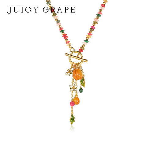 有杏（幸）遇见珐琅项链，赠精美礼盒