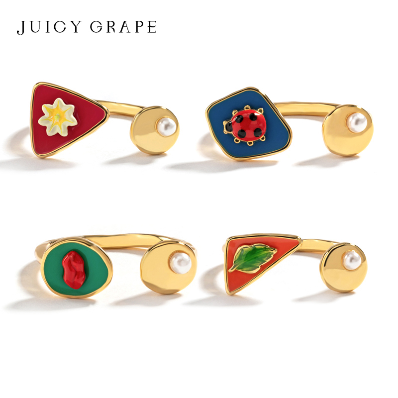 juicygrape莫奈艺术戒指