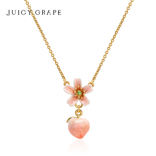 JuicyGrape水蜜桃项链女