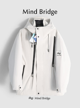 MindBridge连帽冬休闲羽绒服保暖