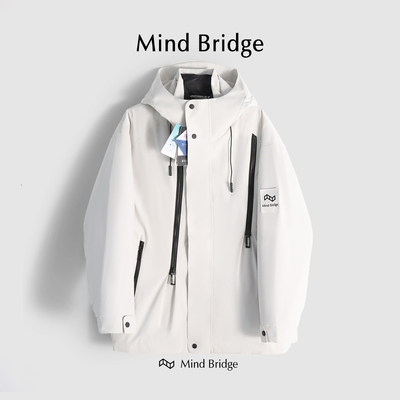 MindBridge连帽冬休闲羽绒服保暖