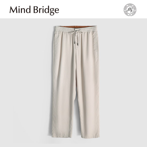 MindBridge【天丝亚麻】莱赛尔凉感抗皱耐磨吸湿透气休闲长裤MA4F