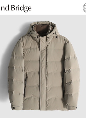 MindBridge【英式电影】冬季短款加厚鸭绒羽绒服男防风保暖 M4399