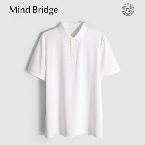 MindBridge210g索罗娜/7色短袖T恤针织POLO衫/轻盈飘逸垂感足MB1T